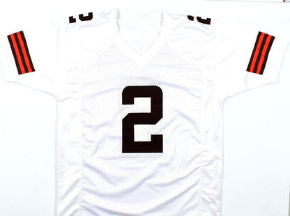 Amari Cooper Autographed Cleveland Browns White Custom Jersey