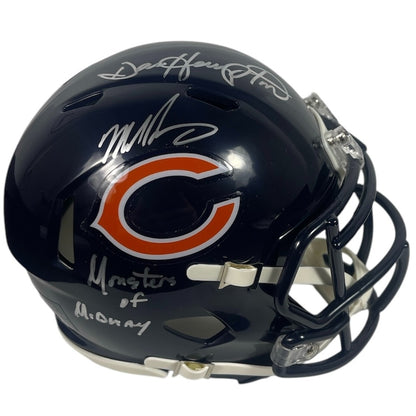 Dan Hampton & Mike Singletary Dual Signed Chicago Bears Mini Helmet