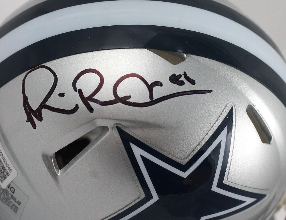 Michael Irvin Autographed Dallas Cowboys Black Speed Mini Helmet