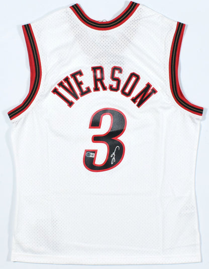 Allen Iverson Autographed Philadelphia 76ers Mitchell & Ness Jersey