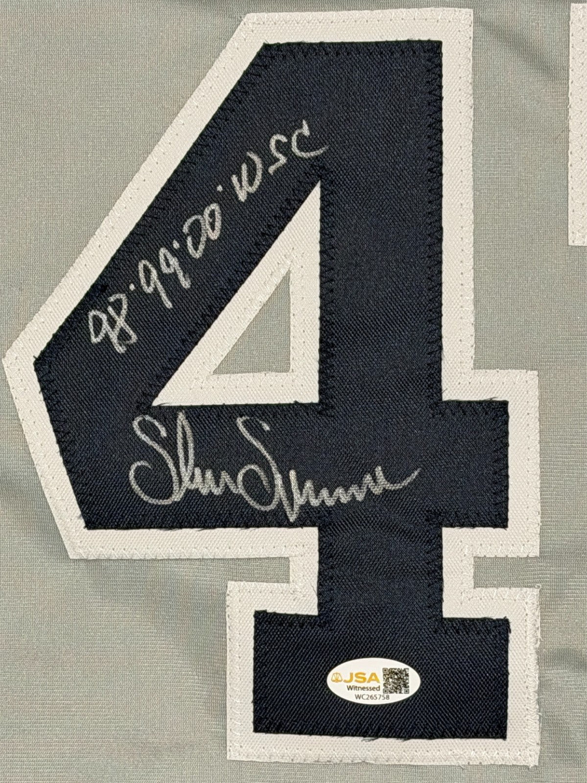 Shane Spencer Signed New York Yankees Custom Baseball Jersey JSA
