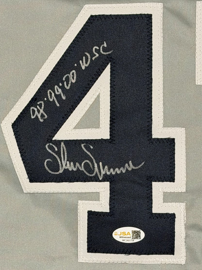 Shane Spencer Signed New York Yankees Custom Baseball Jersey JSA