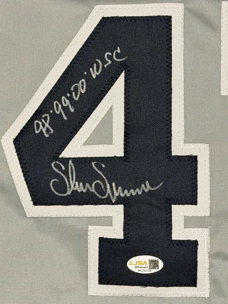 Shane Spencer Signed New York Yankees Custom Baseball Jersey JSA