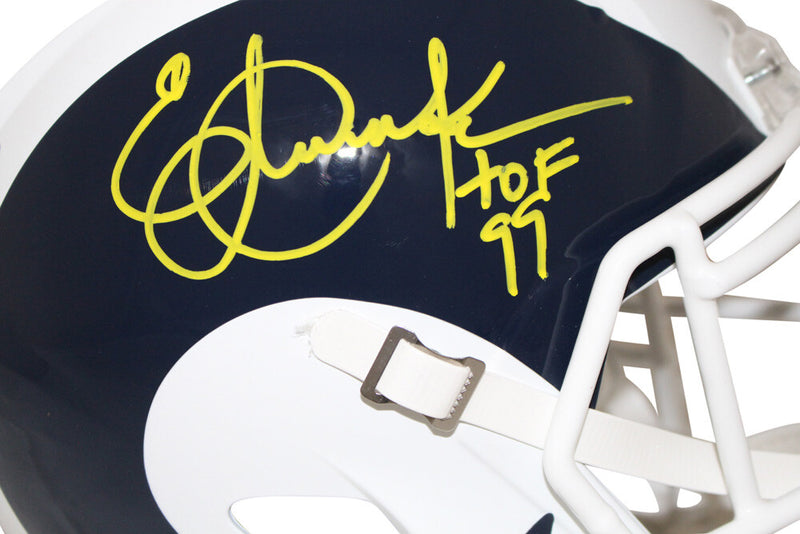 Eric Dickerson Los Angeles Rams Signed Full Size AMP Helmet HOF