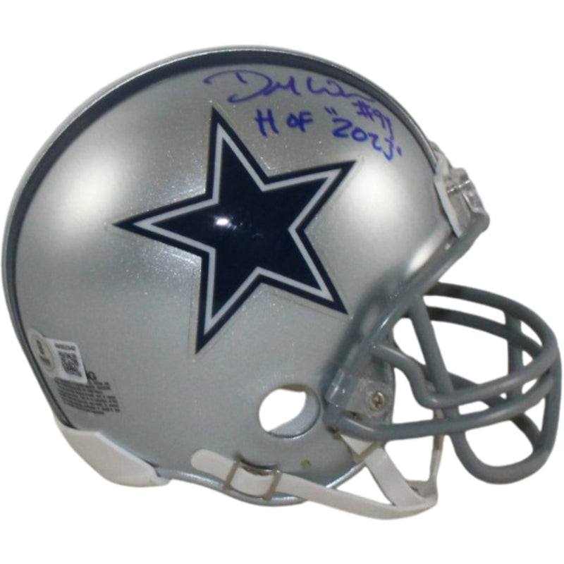 Demarcus Ware Dallas Cowboys Signed VSR4 Mini Helmet (HOF 2023)