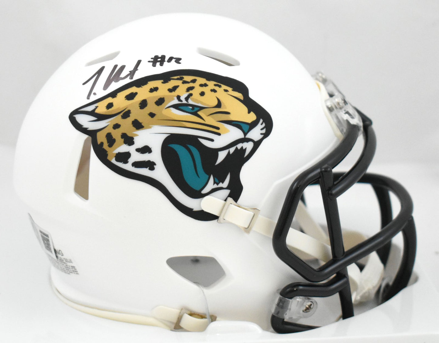 Travis Hunter Signed Jacksonville Jaguars 2024 Alternate Mini Helmet
