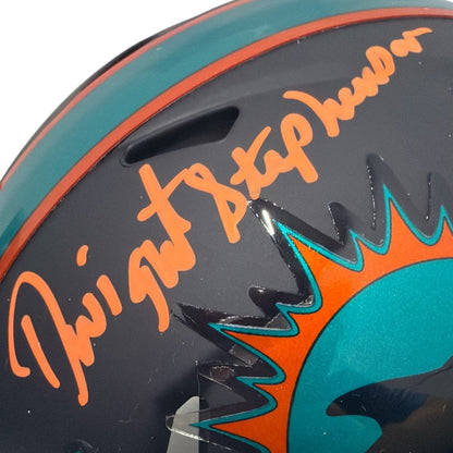 Dwight Stephenson Signed Miami Dolphins Rivalries Mini Helmet