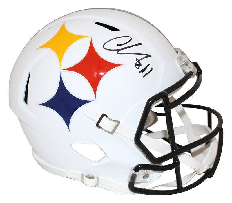 Chase Claypool Autographed Pittsburgh Steelers Full Size AMP Helmet