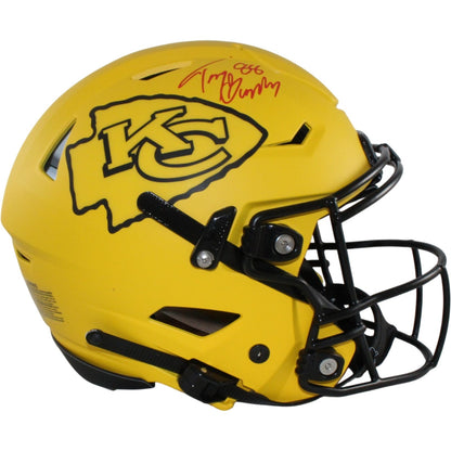 Tony Gonzalez Signed Kansas City Chiefs Authentic SpeedFlex Rave Helmet