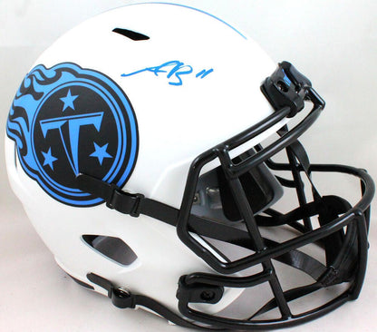 AJ Brown Autographed Tennessee Titans Lunar Speed Full Size Helmet