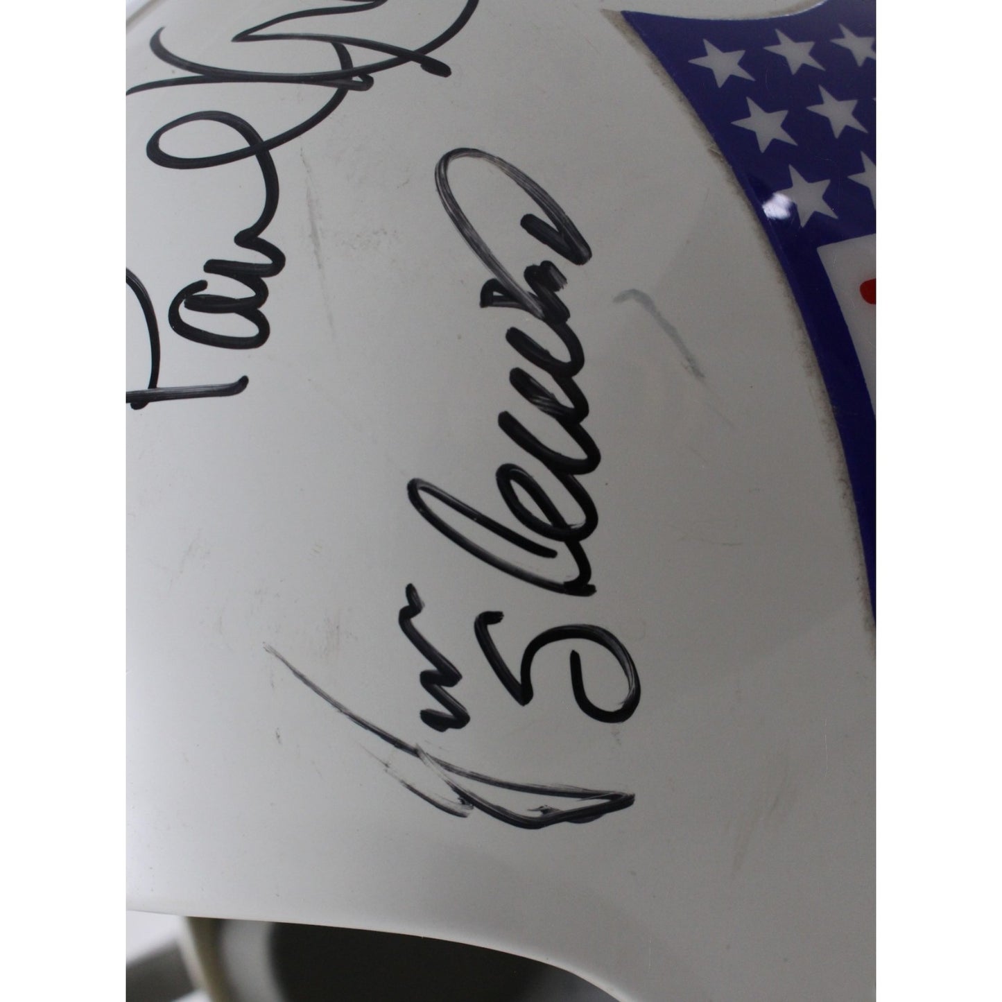 George Blanda, Paul Krause & Multi-Signed NFL Alumni Full Size 2-Bar Helmet