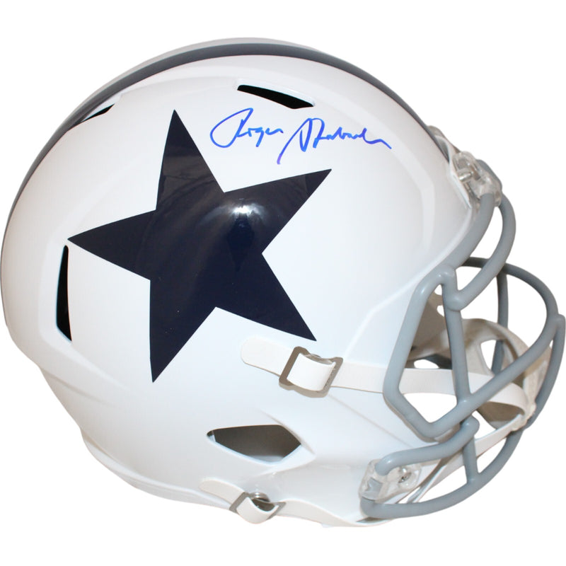 Roger Staubach Autographed Dallas Cowboys 1960-63 Throwback Full Size Helmet