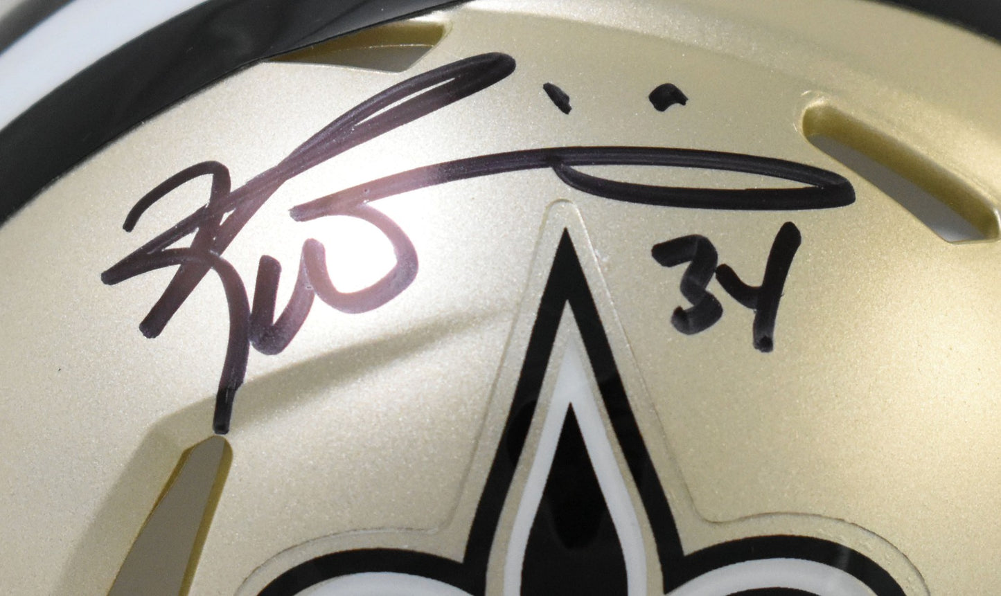 Ricky Williams Signed New Orleans Saints Speed Mini Helmet