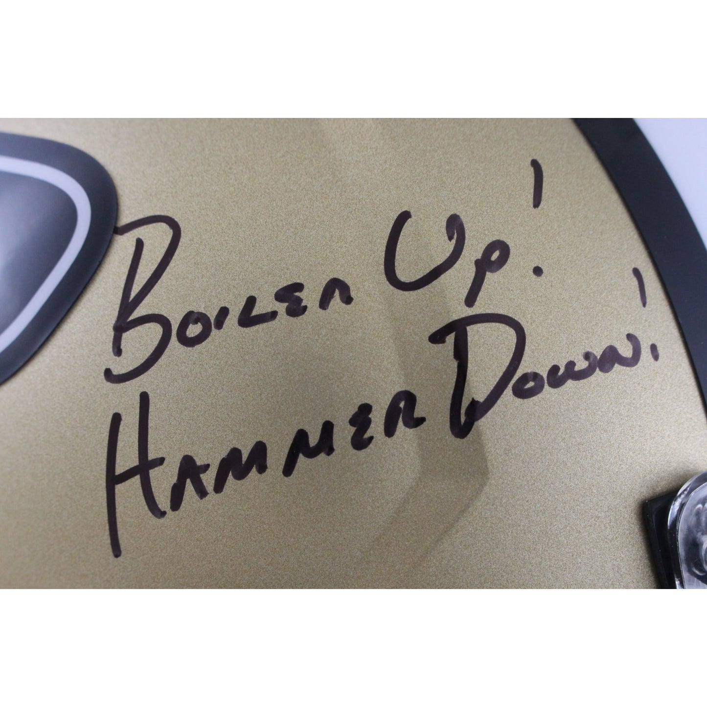 Mike Alstott Signed Purdue Boilermakers Full Size Helmet