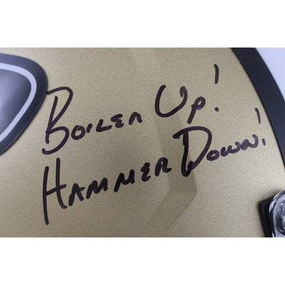 Mike Alstott Signed Purdue Boilermakers Full Size Helmet