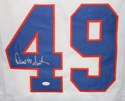 Dennis Smith Signed Denver Broncos Custom Pro-Style White Jersey