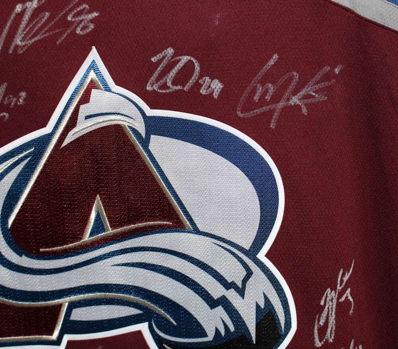 Colorado Avalanche Team Signed 2022 Stanley Cup Fanatics Jersey (20 Sigs)