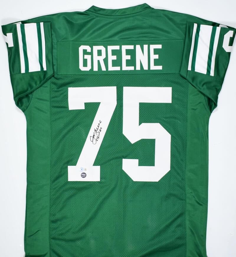 Joe Greene Autographed North Texas Mean Green Custom Jersey - CHOF