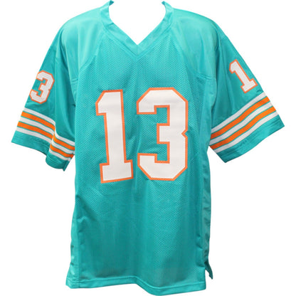 Dan Marino Signed Pro Style Teal Football Jersey