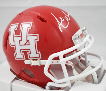 Andre Ware Autographed Houston Cougars Speed Mini Helmet
