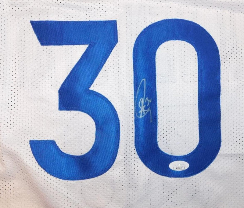 Stephen Curry Autographed Golden State Warriors Custom Jersey JSA
