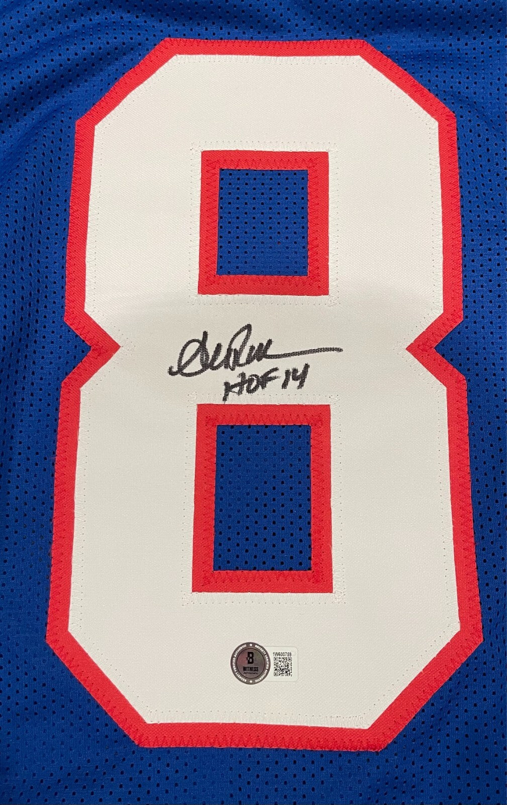 Andre Reed Signed Buffalo Bills Custom Jersey (HOF 14) Beckett COA