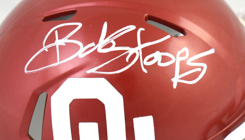 Bob Stoops Signed Oklahoma Sooners Mini Helmet