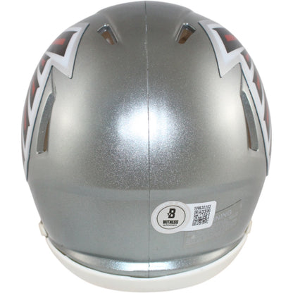 Julio Jones Atlanta Falcons Flash Alternate Mini Helmet Autographed