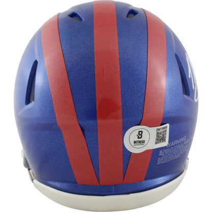 Michael Strahan Signed New York Giants 2024 Alternate Mini Helmet
