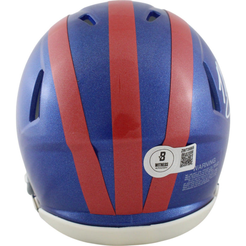 Michael Strahan Signed New York Giants 2024 Alternate Mini Helmet