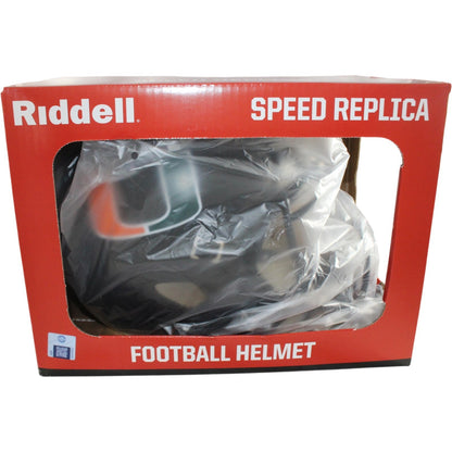 Michael Irvin Signed Miami Hurricanes Full Size Alternate Helmet