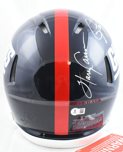 Lawrence Taylor, Harry Carson & Phil Simms Signed Giants Authentic Helmet