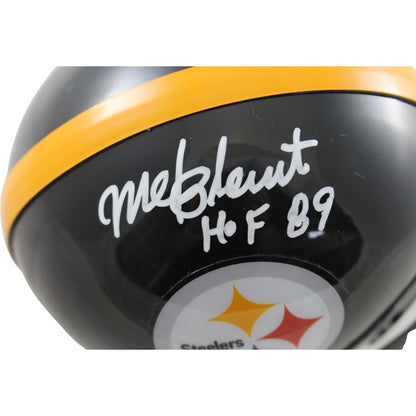 Mel Blount Signed Pittsburgh Steelers Throwback VSR4 Mini Helmet (HOF)