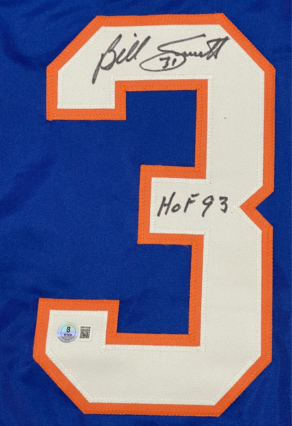 Billy Smith Signed New York Islanders Custom Jersey (HOF 93)