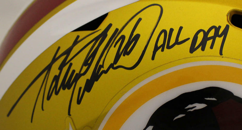 Adrian Peterson Signed Washington Redskins Blaze Full Size Helmet