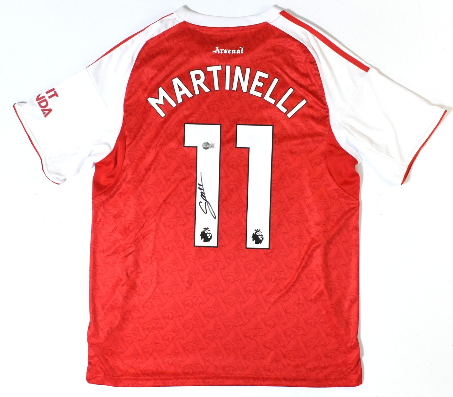 Gabriel Martinelli Signed Arsenal FC Home Soccer Jersey