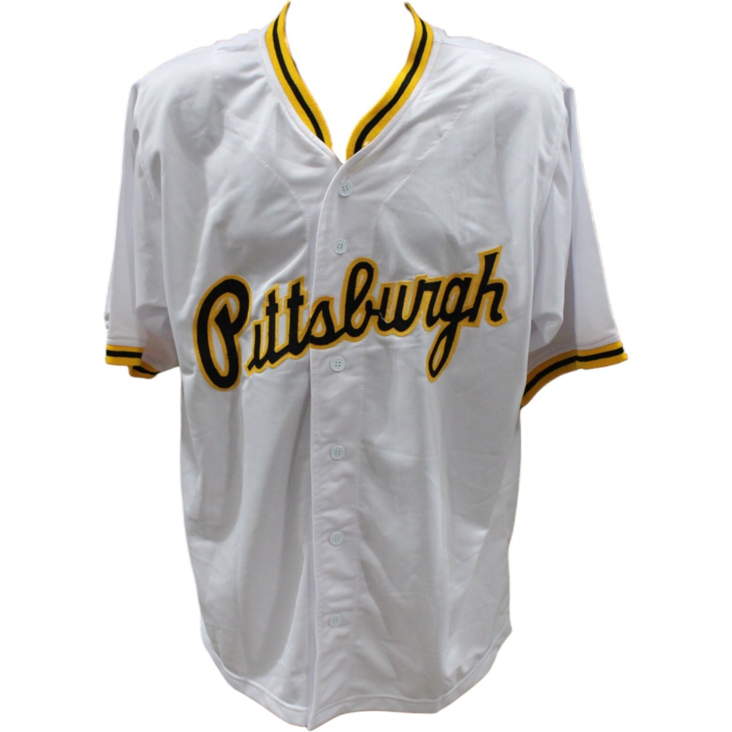 Oneil Cruz Autographed White Pro Style Jersey JSA