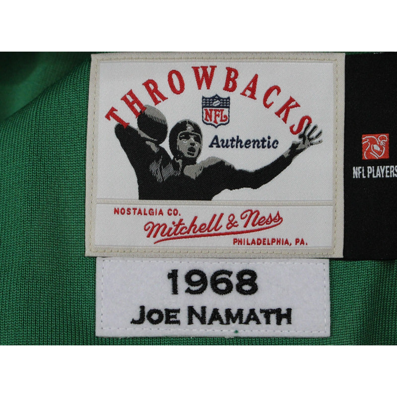 Joe Namath Signed New York Jets Mitchell & Ness Throwback Jersey