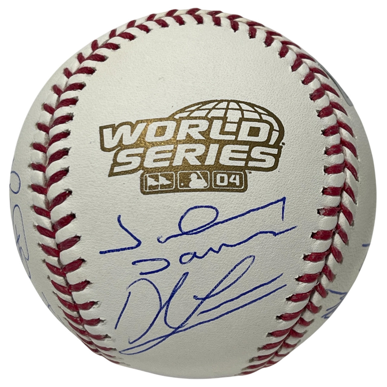 2004 Boston Red Sox Team Signed World Series Baseball (11 Sigs) BAS