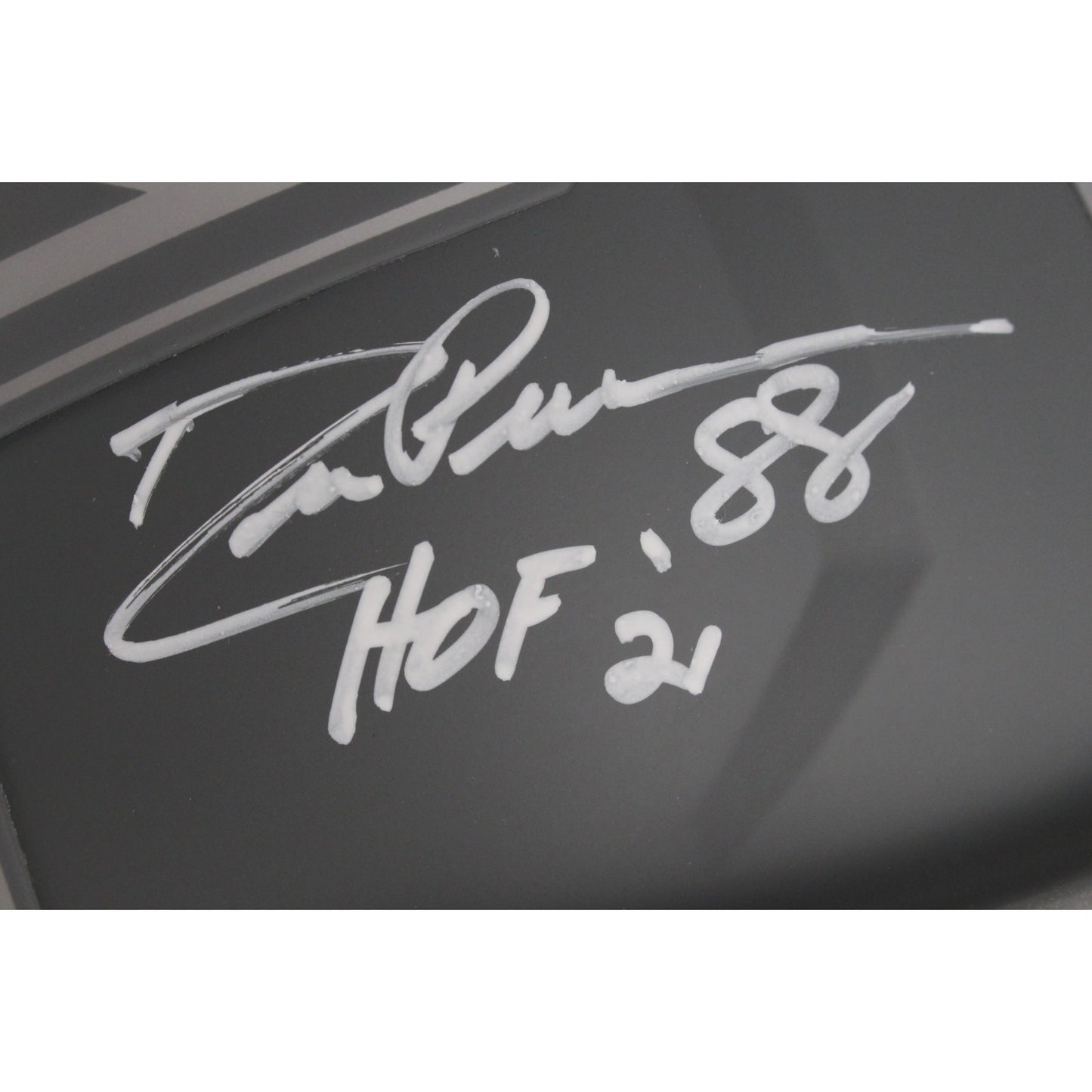 Drew Pearson, Roger Staubach & Tony Dorsett Signed Cowboys Slate Full Size Helmet