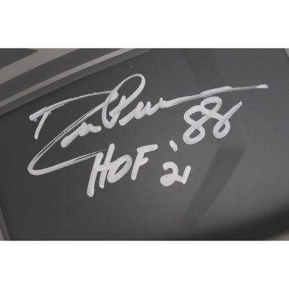 Drew Pearson, Roger Staubach & Tony Dorsett Signed Cowboys Slate Full Size Helmet