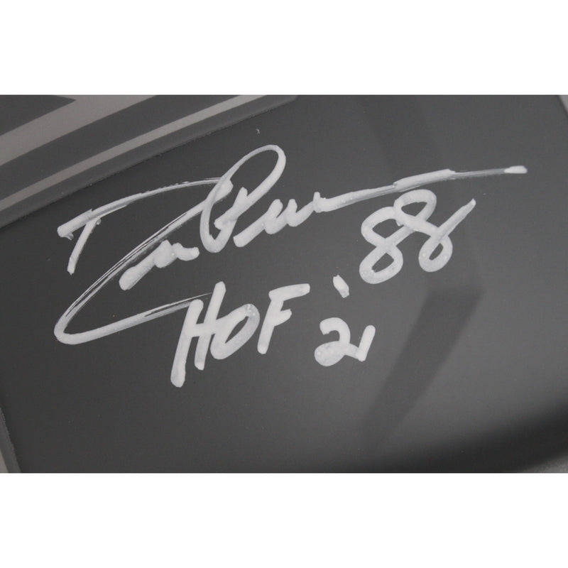Drew Pearson, Roger Staubach & Tony Dorsett Signed Cowboys Slate Full Size Helmet