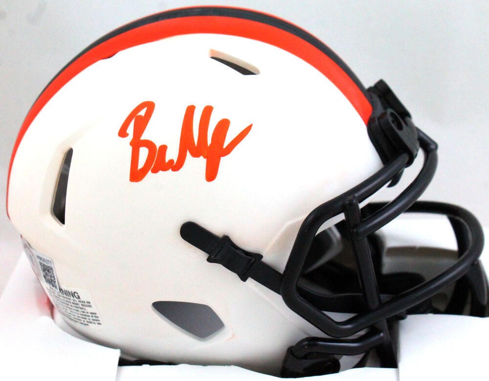 Baker Mayfield Signed Cleveland Browns Lunar Mini Helmet