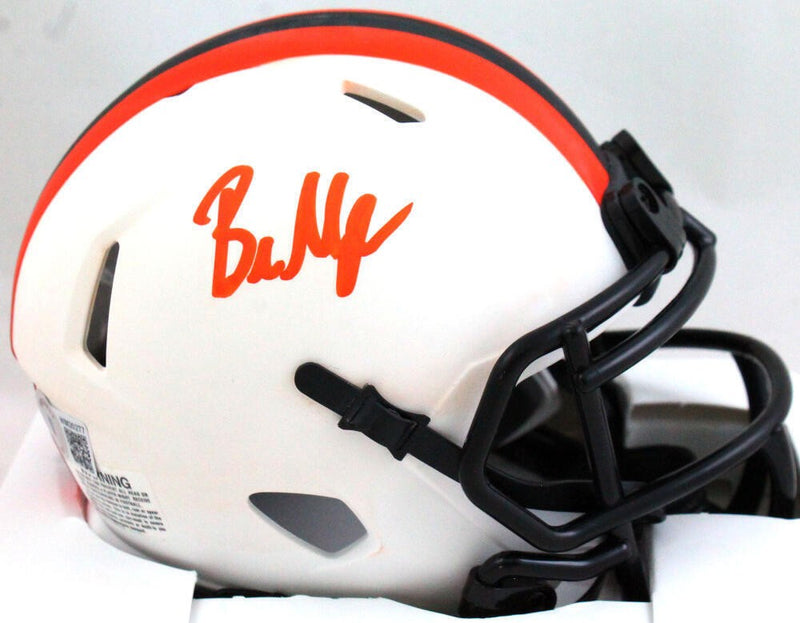 Baker Mayfield Signed Cleveland Browns Lunar Mini Helmet