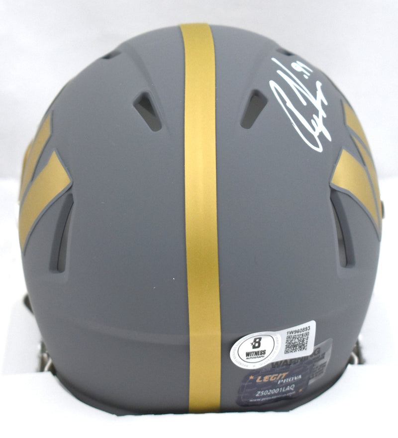 Ryan Kerrigan Signed Washington Commanders Slate Speed Mini Helmet