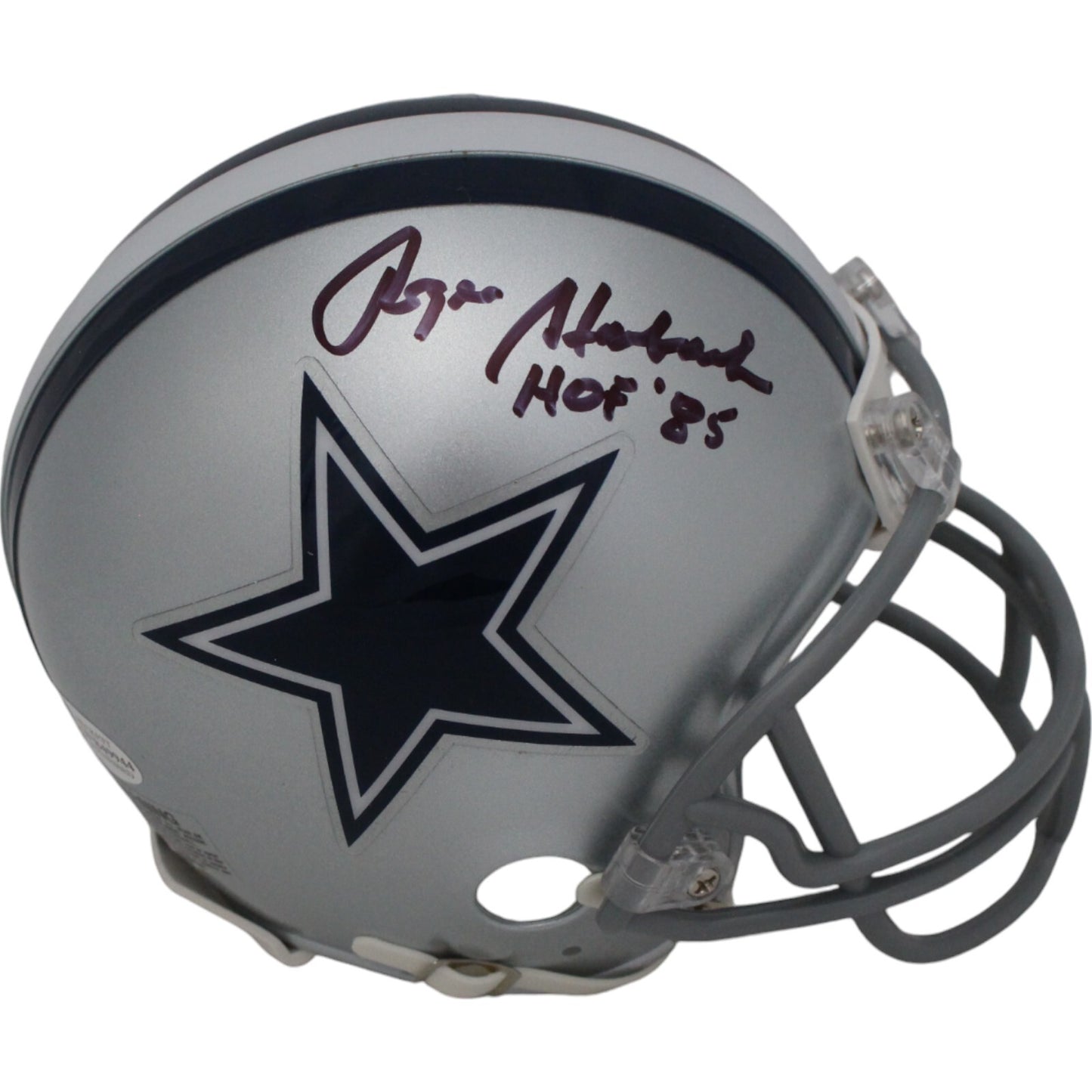 Roger Staubach Signed Dallas Cowboys VSR4 Mini Helmet (HOF)