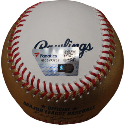 Gerrit Cole Autographed New York Yankees White Gold Official Major League Baseball