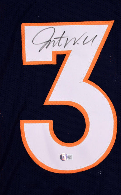 Javonte Williams Autographed Denver Broncos Blue Custom Jersey
