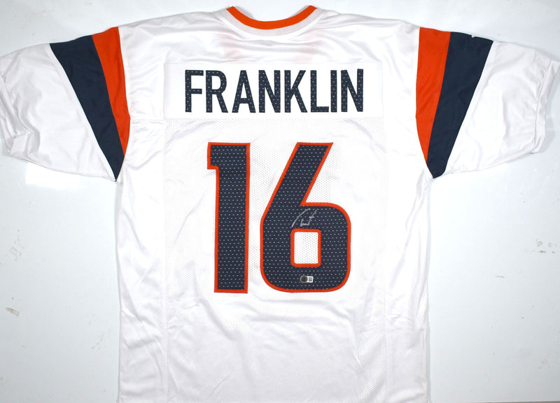 Troy Franklin Autographed Denver Broncos Custom White Jersey