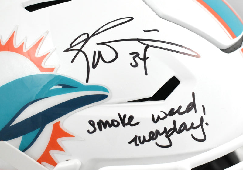 Ricky Williams Signed Miami Dolphins Full Size Speedflex Authentic Helmet
